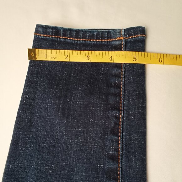 American Eagle Jeans Size 6 X-Long Low Rise Skinny Leg Dark Wash - Picture 10 of 10